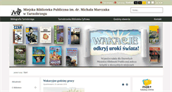 Desktop Screenshot of mbp.tarnobrzeg.pl