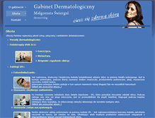 Tablet Screenshot of dermatolog.tarnobrzeg.pl