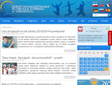 Tablet Screenshot of lo.tarnobrzeg.pl